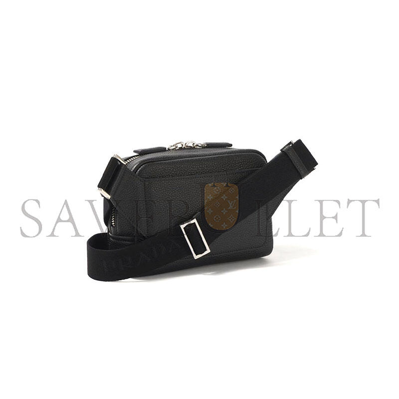 PRADA LARGE LEATHER SHOULDER BAG 2VH181 (24*16.5*7cm) 